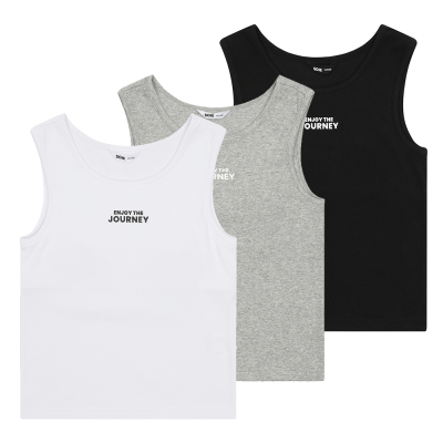 [소이] 여자 여름이월 골지스판 브라탑(25M0451)