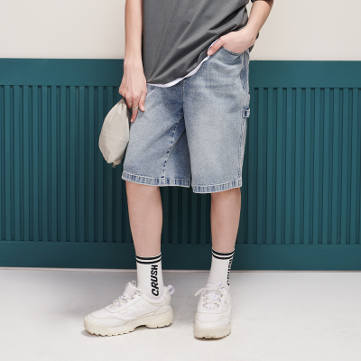 [에꼴리에] 남자 여름이월 5.5부 버뮤다핏 카펜터 진(25B5211)