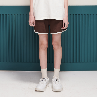 [에꼴리에] 여자 여름이월 4부 배색 랍바 돌핀바지(25B1758)