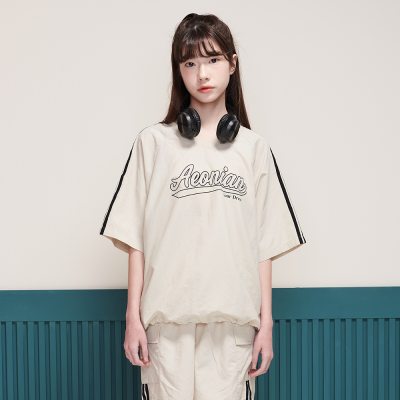 [에꼴리에] 여자 여름이월 5부 쿨와샤 2선 브이넥티(25B1753)