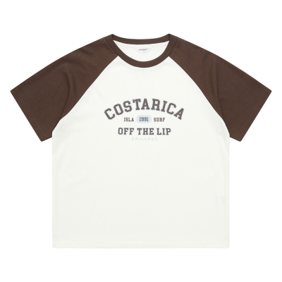 [에꼴리에] 여자 여름이월 4부루즈핏브라운라글란티(25B1460)