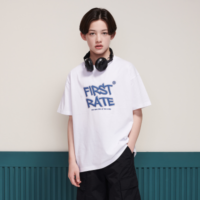 [에꼴리에] 남자 여름이월 4.5부 입체 레터링티(25B1405)