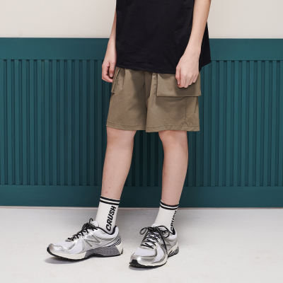 [에꼴리에] 남자 여름이월 5부 쿨스판 입체카고 바지(25B1207)