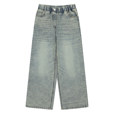 [소이] 여자 여름이월 와이드 레트로 블루진(25M5264)