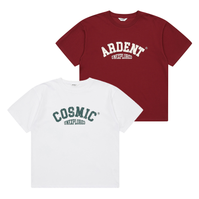 [에꼴리에] 남자 여름이월 4.5부빈티지크랙바이오싱글티(25B3418)