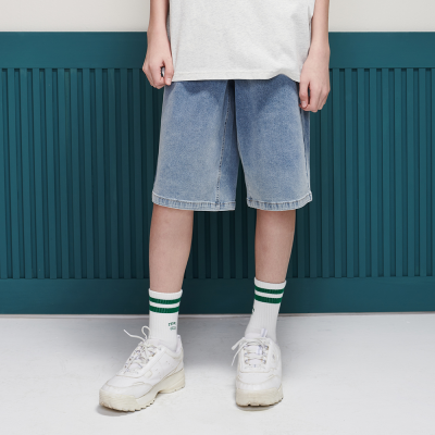 [에꼴리에] 남자 여름이월 5.5부 버뮤다 데님바지(25B0210)