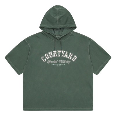 [소이] 남자 여름이월 5부 피그먼트후드티(25M5417)