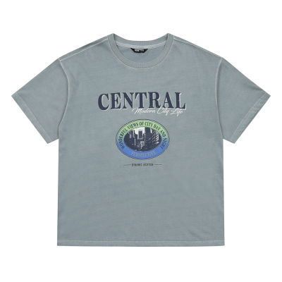 [소이] 남자 여름이월 5부 블루 피그먼트티(25M3421)