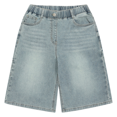 [소이] 여자 봄이월 6부카펜터버뮤다블루진(25F0287)