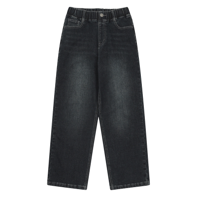 [소이] 남자 봄이월 스트레이트다크블루진(25F0207)