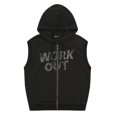 [소이] 남자 가을신상 스트릿후드집업조끼(25F0131)