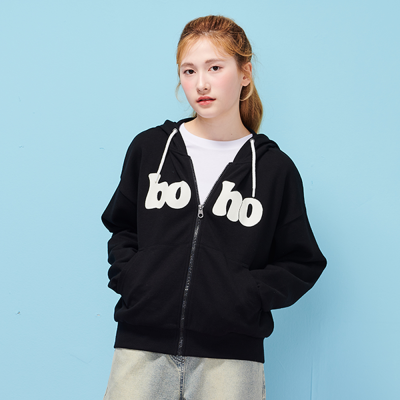 [에꼴리에] 여자 가을신상 세미크롭 볼륨후드점퍼(25C0751)