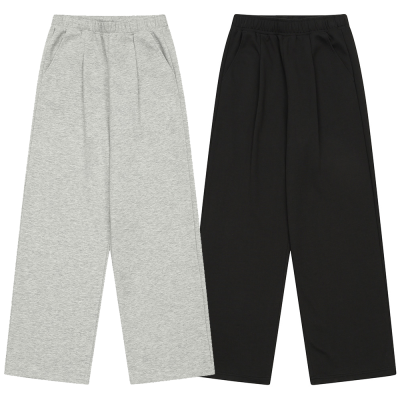 [에꼴리에] 남녀공용 봄이월 원턱 와이드 바지(25C0231)