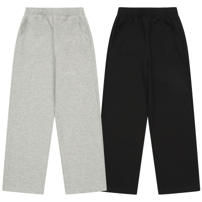 [에꼴리에] 남녀공용 봄이월 특양면 스트레이트 바지(25C0201)