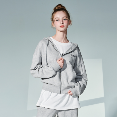 [틴톡] 여자 가을신상 일루전 후드 집업 점퍼(25QT751)