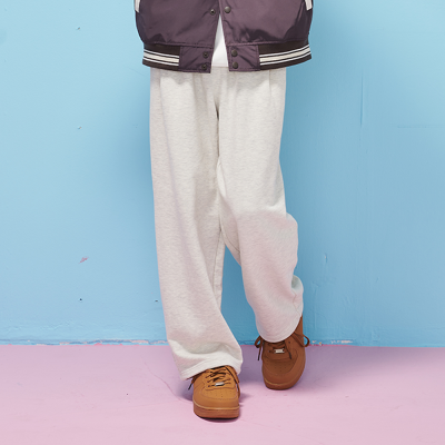 [에꼴리에] 남자 봄이월 투턱 와이드 셋업 바지(25C1704)