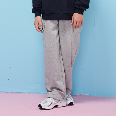 [에꼴리에] 남자 봄이월 원턱 와이드 스트링 카고바지(25C0702)