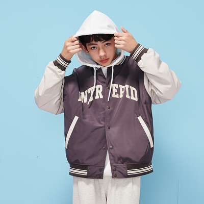 [에꼴리에] 남자 가을신상 브라운 바시티 점퍼(25C0103)