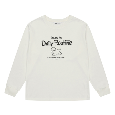 [소이] 여자 봄이월 아이보리양면라운드티(25F0455)