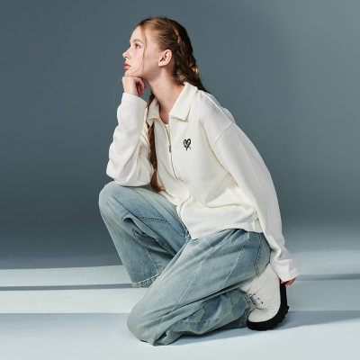 [틴톡] 여자 가을신상 니트지카라집업점퍼(25QT151)