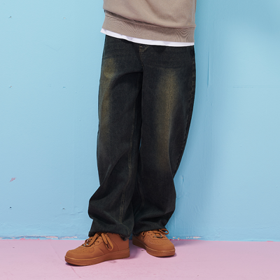 [에꼴리에] 남자 봄이월 벌룬와이드 애쉬블루진(25C1205)