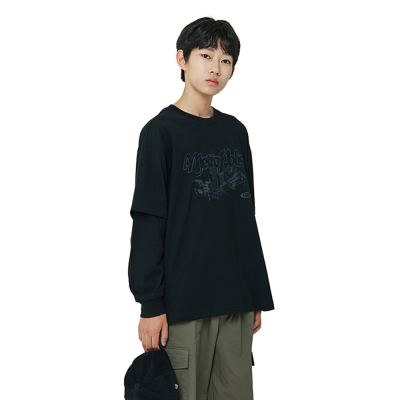 [소이] 남자 봄이월 레이어드바이오싱글티(25F5404)