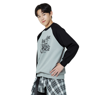 [소이] 남자 겨울신상 래글런기모맨투맨티(25W5409)