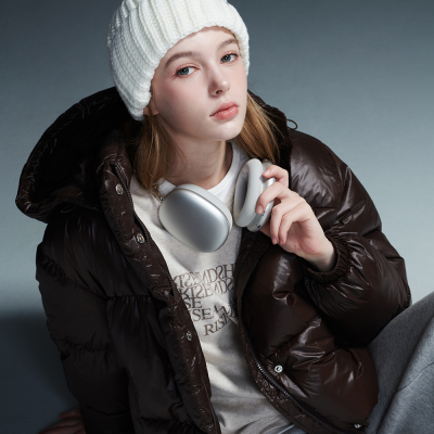 [틴톡] 여자 겨울신상 하이글로시세미크롭웰론점퍼(25RT151)