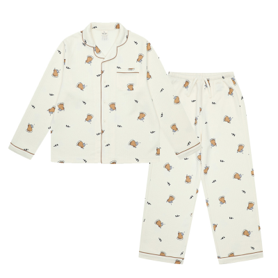 [틴톡] 여자 겨울신상 카피바라누빔파자마세트(25QR752)