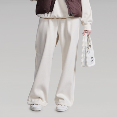 [에꼴리에] 여자 겨울신상 밍크본딩롱와이드바지(25D5254)