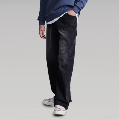 [에꼴리에] 남자 겨울신상 카펜터 스트레이트 애쉬블랙진(25D5206)