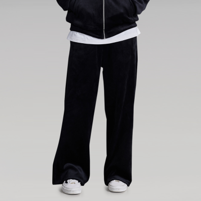 [에꼴리에] 여자 겨울신상 골지벨로아본딩와이드바지(25D1752)