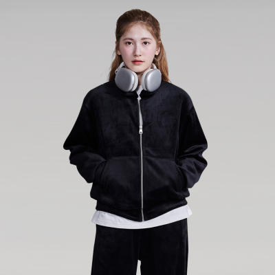 [에꼴리에] 여자 겨울신상 골지벨로아본딩집업점퍼(25D1751)