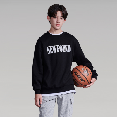 [에꼴리에] 남자 겨울신상 블러나염 레이어드 맨투맨티(25D1403)