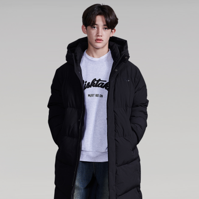 [에꼴리에] 남녀공용 겨울신상변형퀼팅롱다운점퍼(25D0901)