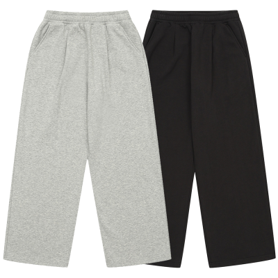 [에꼴리에] 여자 겨울신상 벨로아본딩원턱 와이드바지(25D0251)