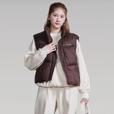 [에꼴리에] 여자 겨울신상 글로시푸퍼웰론조끼(25D0152)