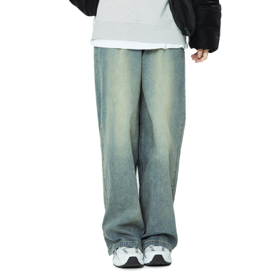 [소이] 남자 겨울신상 원턱와이드기모빈티지진(25W5210)