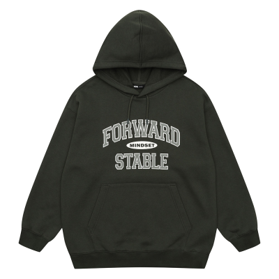 [소이] 남자 겨울신상 카키빅로고후드티(25W1405)