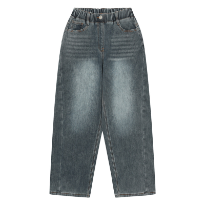 [소이] 여자 겨울신상 커브드본딩다크블루진(25W1262)