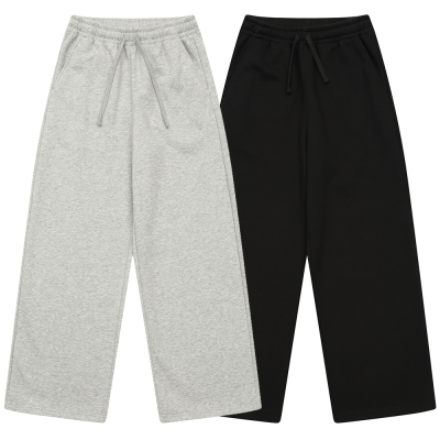 [소이] 여자 겨울신상 싱글벨로아본딩와이드바지(25W0253)