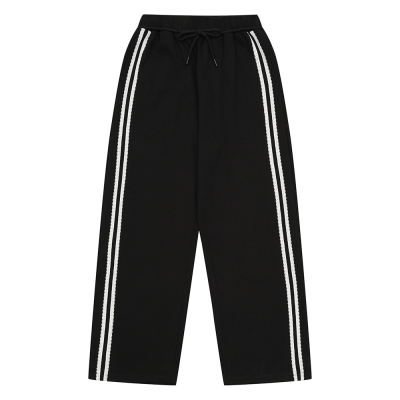 [틴톡] 여자 봄신상 레이스 트랙 롱와이드 바지(26OT752)