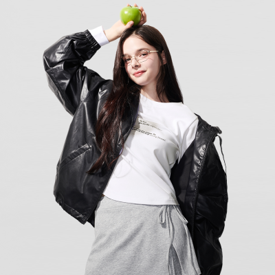 [틴톡] 여자 봄신상 아방핏 레더 코팅 점퍼(26OT151)