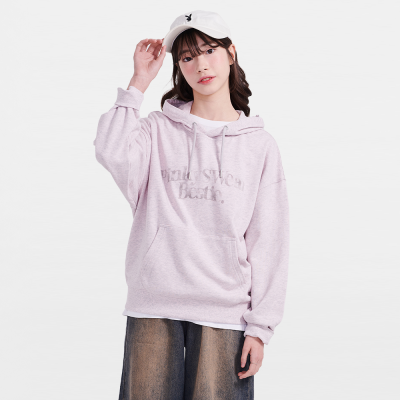 [에꼴리에] 여자 봄신상 핑크멜란지후드티(26A5455)