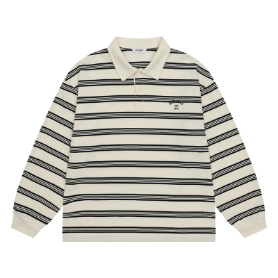 [에꼴리에] 남자 봄신상 루즈핏멀티스트라이프카라티(26A5402)