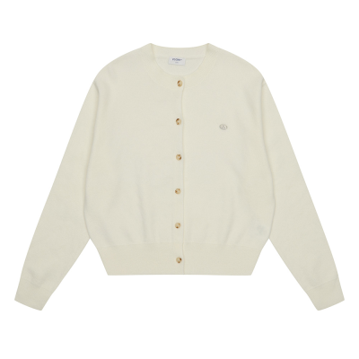 [에꼴리에] 여자 봄신상 소프트라운드넥 니트가디건 (26A5082)