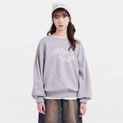 [에꼴리에] 여자 봄신상 폴딩소매 맨투맨티(26A0753)