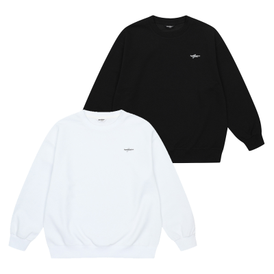 [에꼴리에] 남자 봄신상 원포인트 특양면 맨투맨티(26A0401)