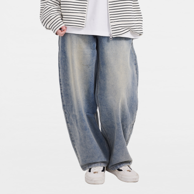 [에꼴리에] 여자 봄신상 벌룬핏 빈티지 중청진(26A0255)