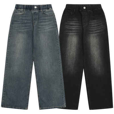 [에꼴리에] 남자 봄신상 와이드 스트레이트 워싱진(26A0206)